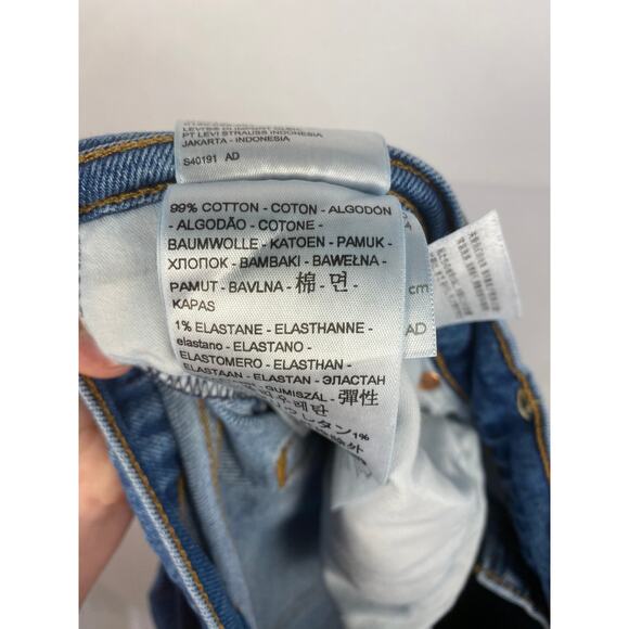 Levi's Ribcage Straight Button Fly Super‎ High Rise Jeans Size 22W - Picture 5 of 9